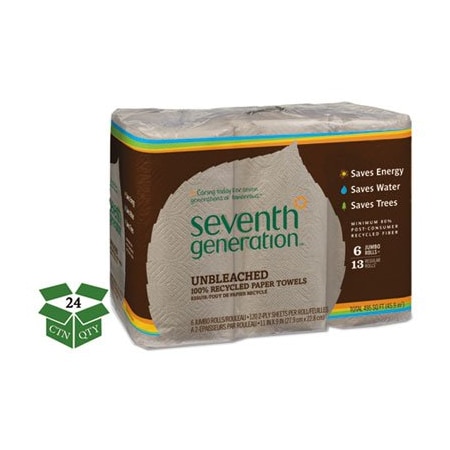 Seventh Generation Paper Towel, 2 Ply, Natural 13737